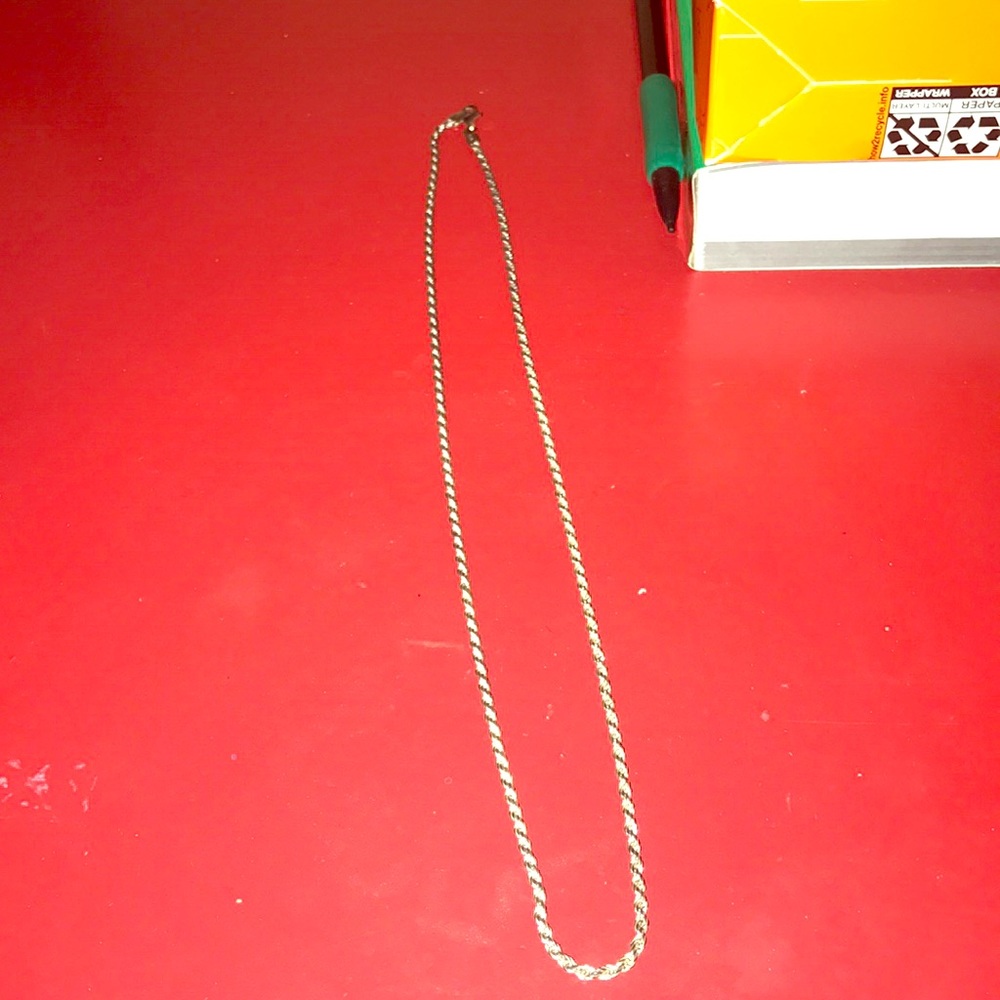 Silver necklace